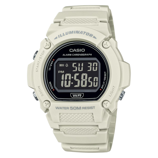 CASIO DIGITAL MENS WATCH W-219HC-8BVDF