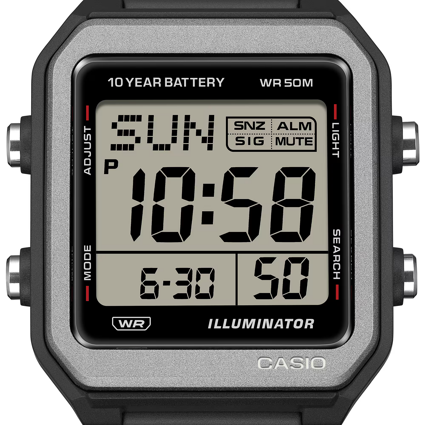 CASIO DIGITAL MEN'S WATCH W-221H-1AVDF
