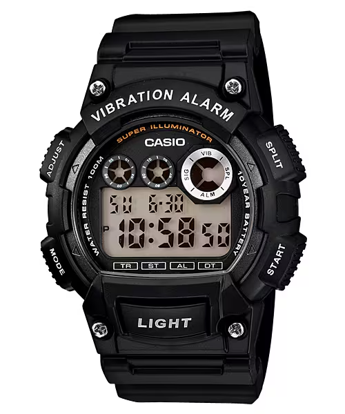 CASIO DIGITAL MENS WATCH W-735H-1AVDF