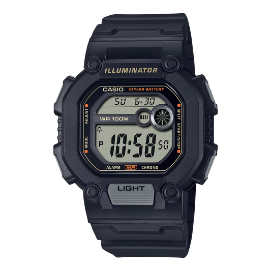 CASIO DIGITAL MENS WATCH W-737HX-1AVDF