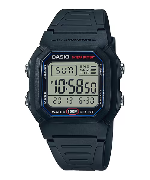 CASIO DIGITAL MEN WATCH W-800H-1AVDF