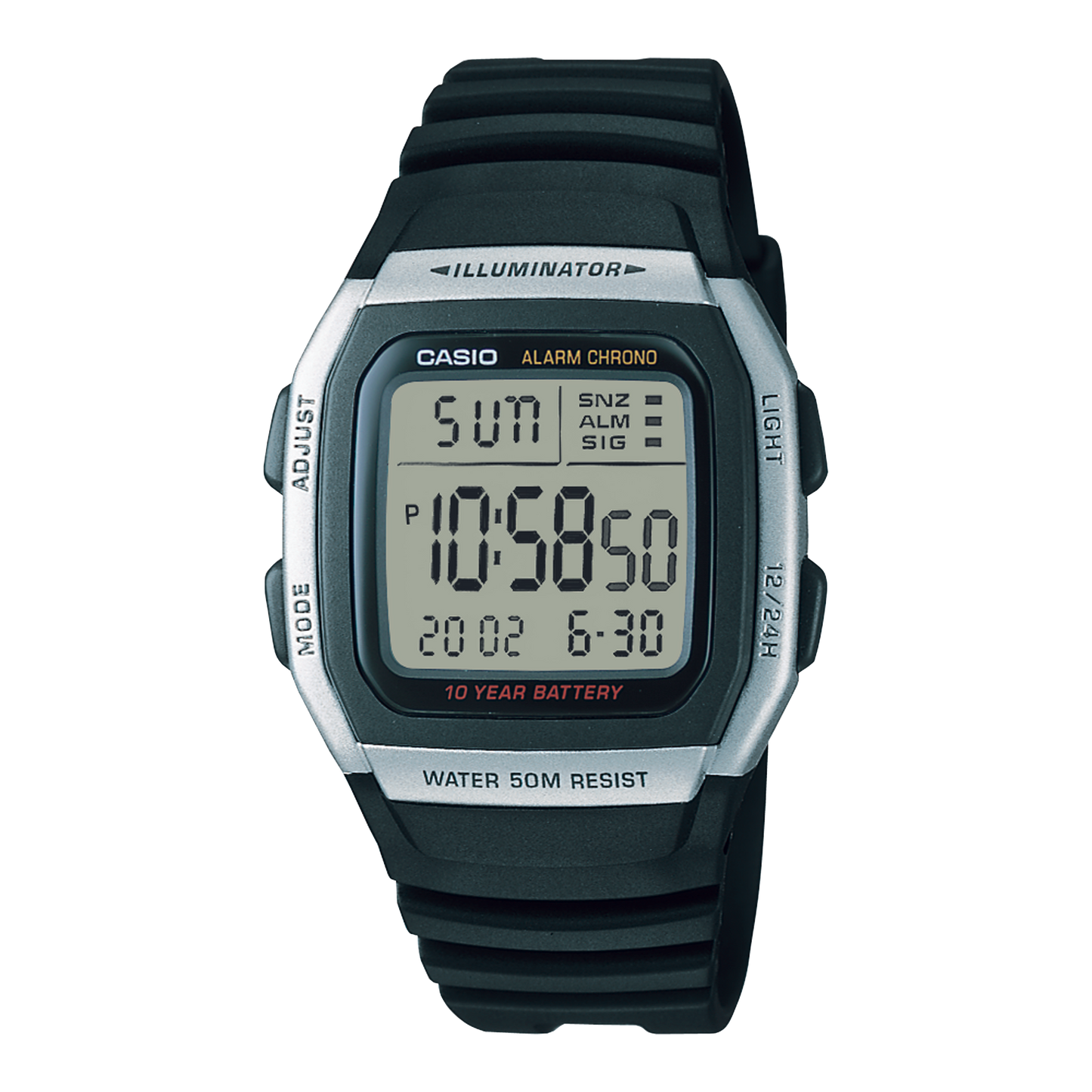 CASIO DIGITAL MEN WATCH W-96H-1AVDF