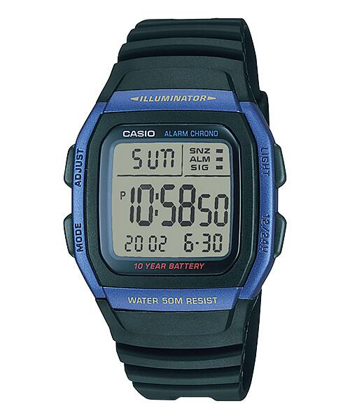 CASIO DIGITAL MENS WATCH W-96H-2AVDF