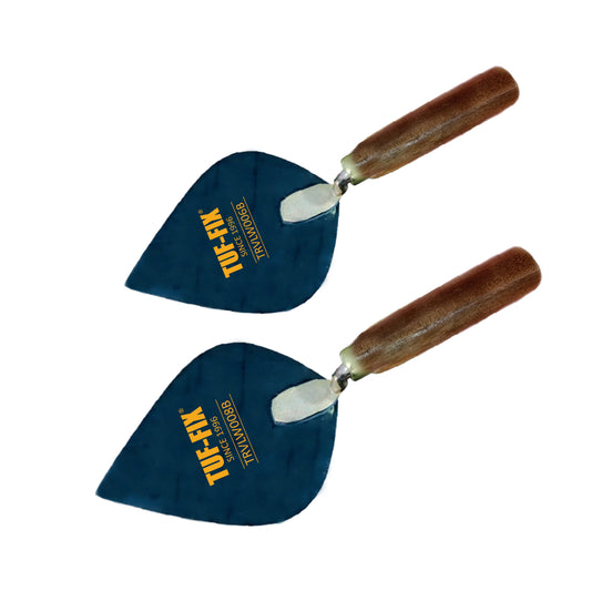 TFXTRVLW008B-TUFFIX 8" BLUE COLOR WOODEN HANDLE TROWEL