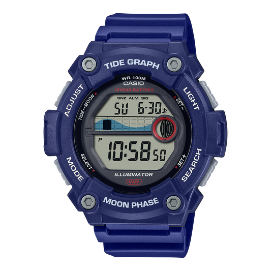 CASIO DIGITAL MENS WATCH WS-1300H-2AVDF