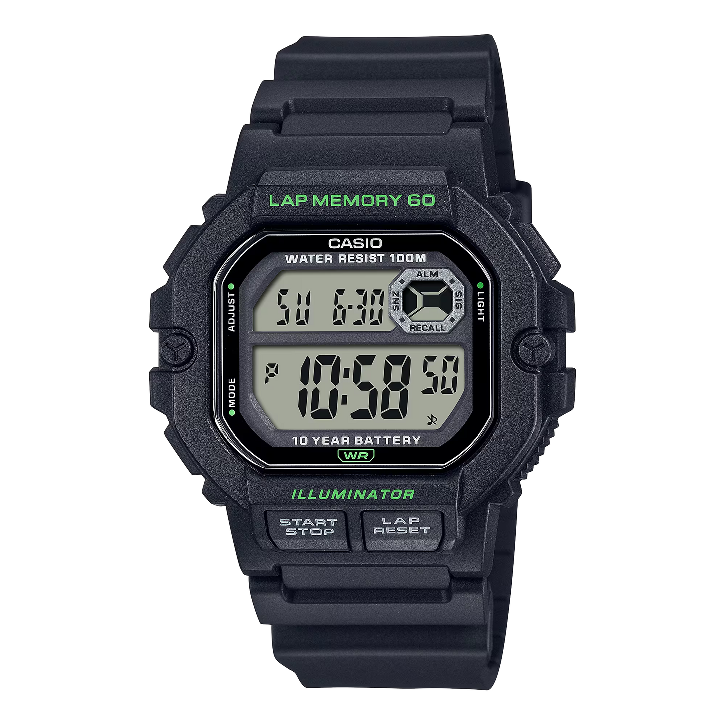 CASIO STANDARD DIGITAL MENS WATCH WS-1400H-1AVDF