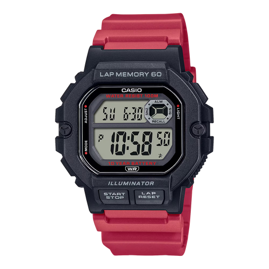 CASIO DIGITAL MENS WATCH WS-1400H-4AVDF