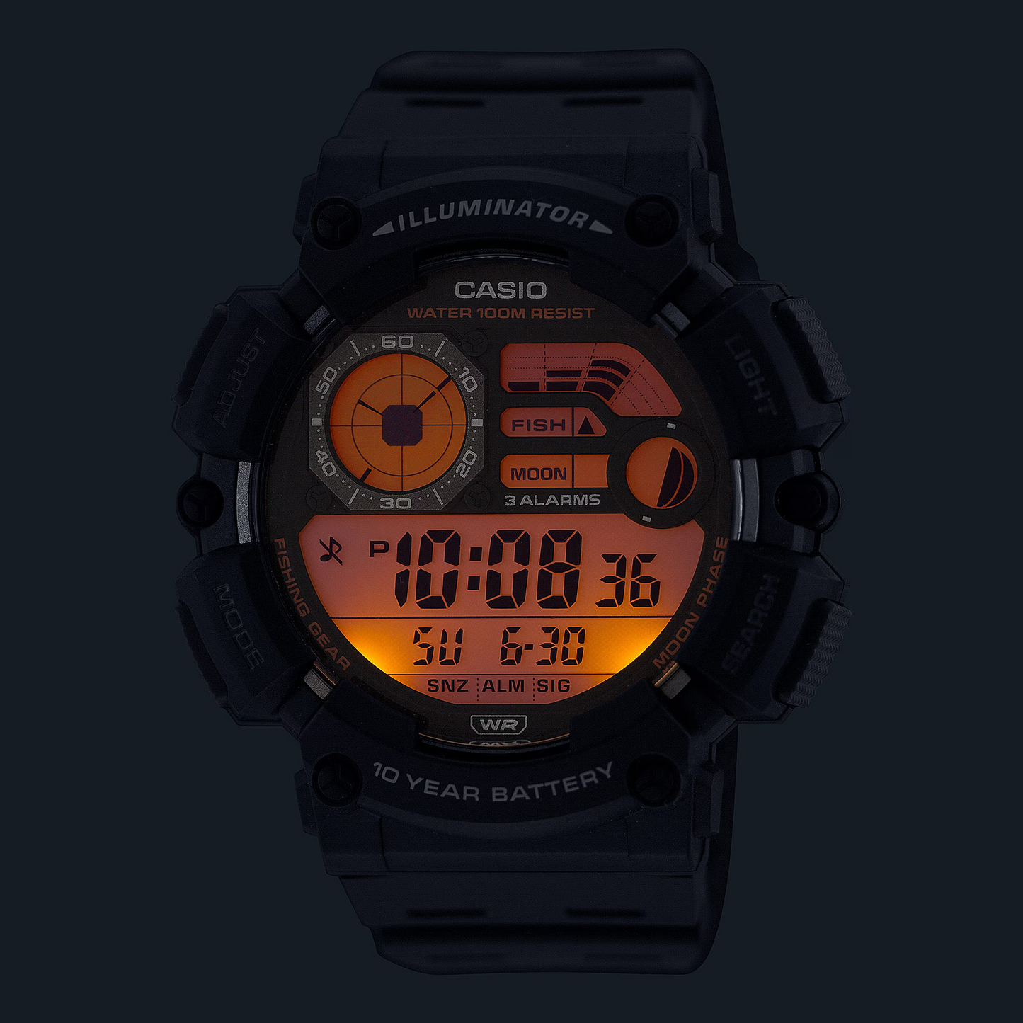 CASIO DIGITAL MENS WATCH WS-1500H-1AVDF