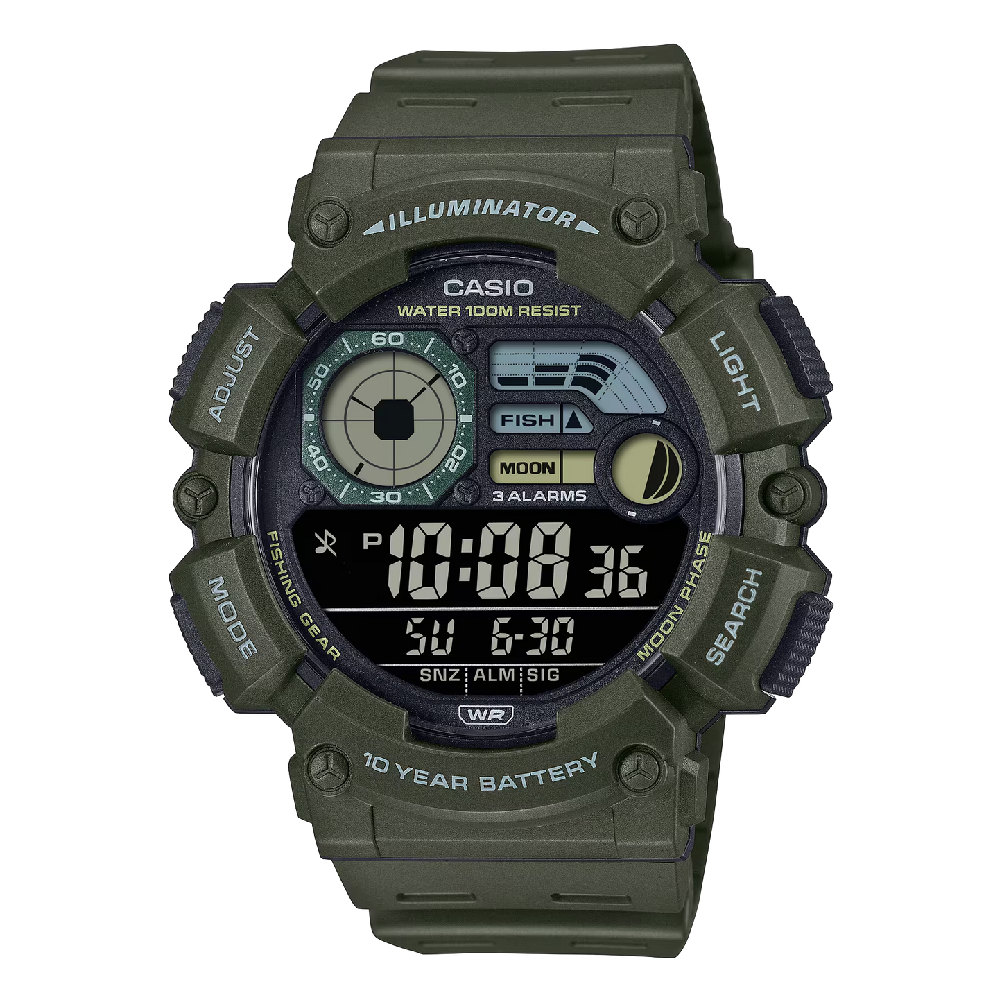 CASIO STANDRAD DIGITAL WATCH WS-1500H-3BVDF