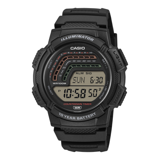 CASIO Digital Men Watch WS-1800-1AVDF