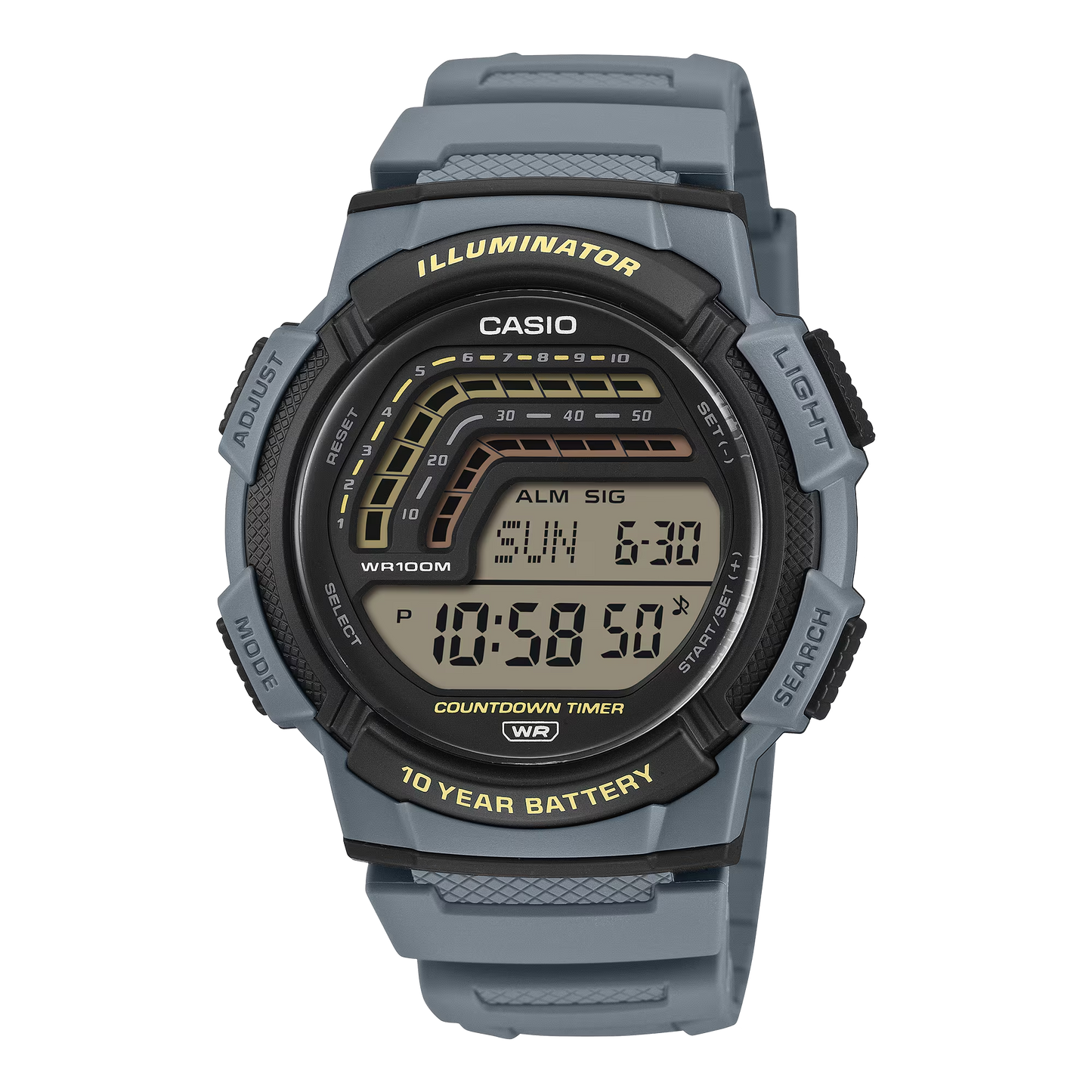 CASIO Digital Men Watch WS-1800-2AVDF