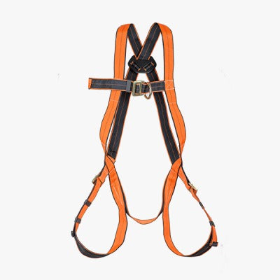 SH064-SAFETY HARNESS WITH BIG STAMPING HOOK ORANGE