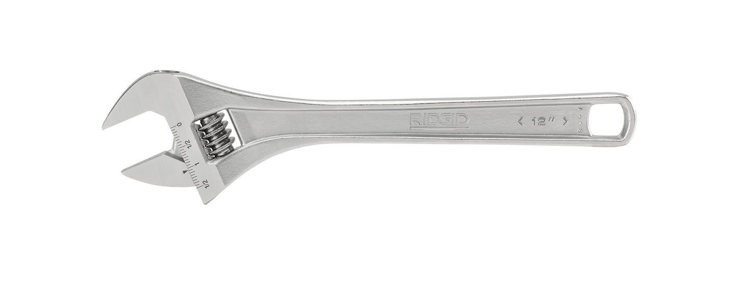 RIDGID 12” (304.8 mm) Wide-Capacity Adjustable Wrench