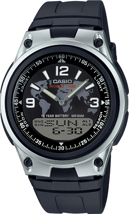 CASIO ANALOG-DIGITAL MENS WATCH AW-80-1A2VDF