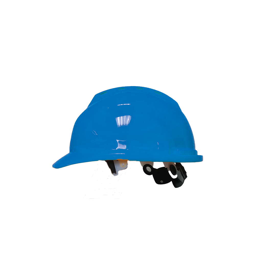 HM012-BLU RACHET TYPE SAFETY HELMET BLUE INNER PLASTIC BLUE