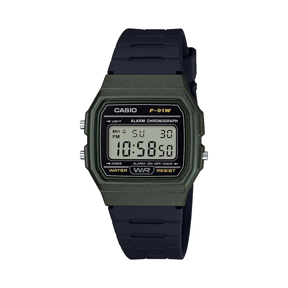 CASIO VINTAGE UNISEX WATCH F-91WM-3ADF