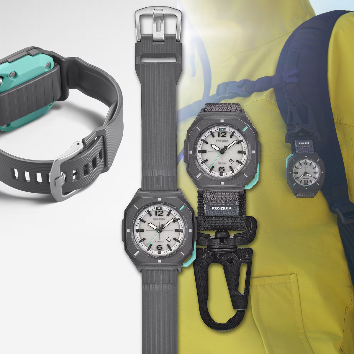 PRO TREK Sport Outdoor Solar Powered Men Watch PRJ-01AE-8DR