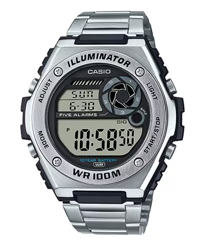 CASIO DIGITAL MENS WATCH MWD-100HD-1AVDF