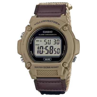 CASIO W-219HB-5AVDF DIGITAL MEN WATCH