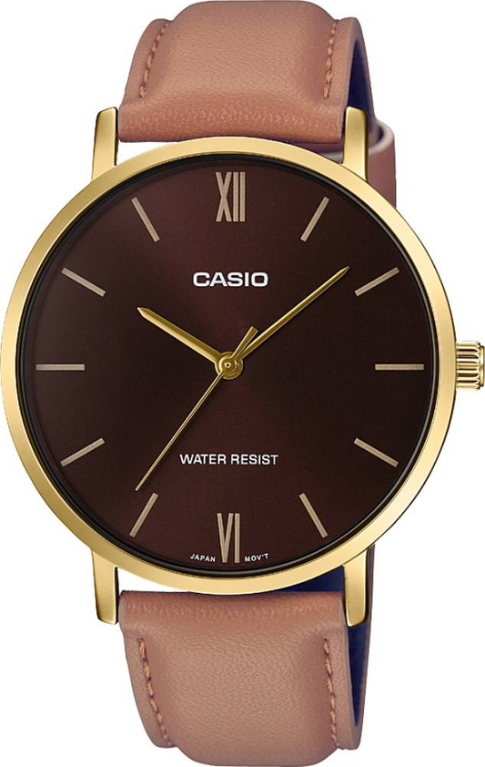 CASIO ANALOG MENS WATCH MTP-VT01GL-5BUDF