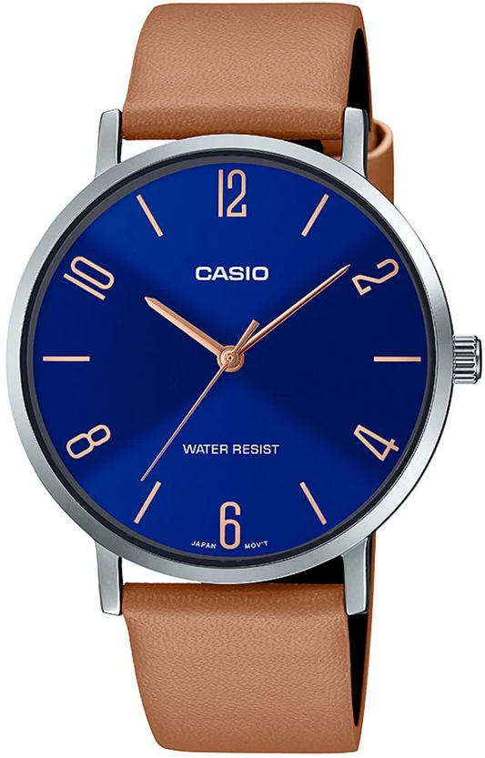 CASIO ANALOG MENS WATCH MTP-VT01L-2B2UDF