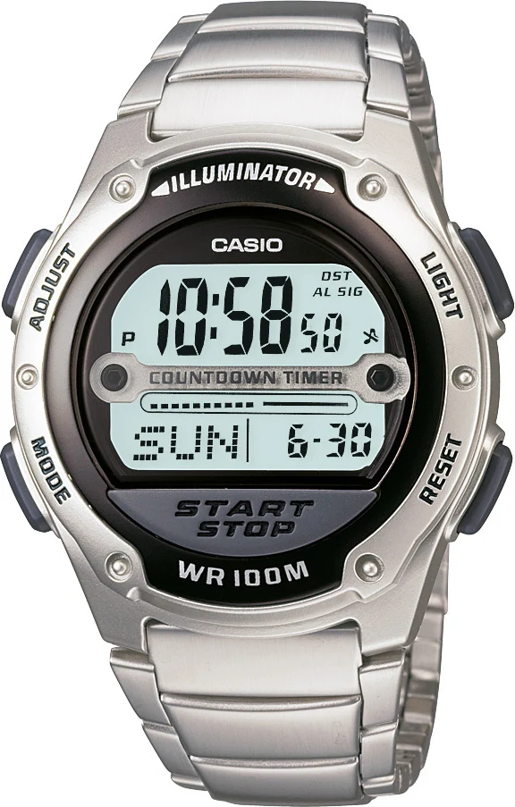CASIO DIGITAL MEN WATCH W-756D-1AVDF